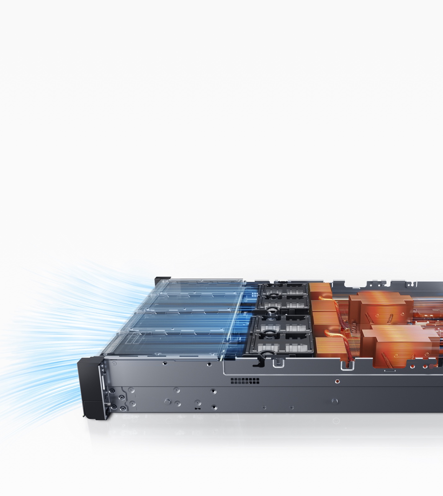 2288H V7, 50% Better Heat Dissipation Capability Than a Single Heat Sink